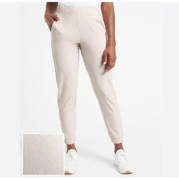 Athleta Textured Brooklyn Jogger Pants - Sz 2 - Picture 1 of 6